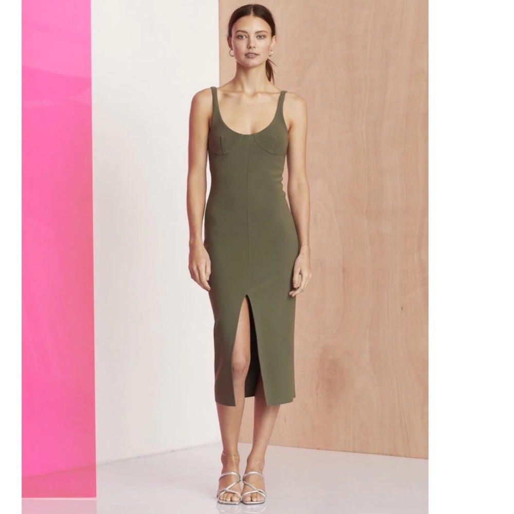 Bec & Bridge Amelie Cup Midi Dress Size 4